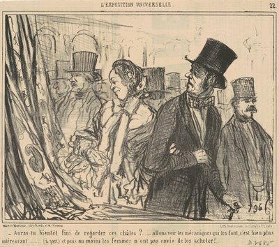 Czy niedługo skończysz patrzeć na te szale? autorstwa Honoré Daumier