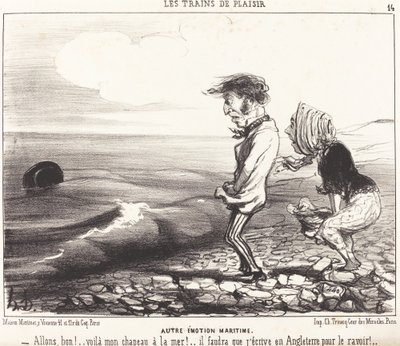Kolejna morska emocja autorstwa Honoré Daumier