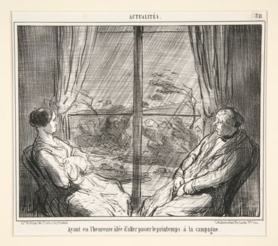 Mając autorstwa Honoré Daumier