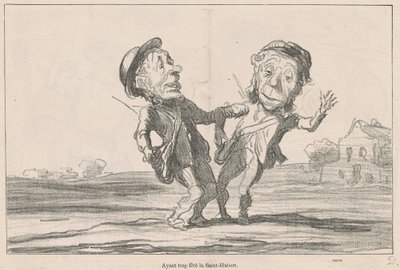 Zbyt wiele celebrowałem Saint-Hubert autorstwa Honoré Daumier