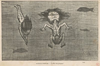 Nieustraszeni kąpiący się autorstwa Honoré Daumier
