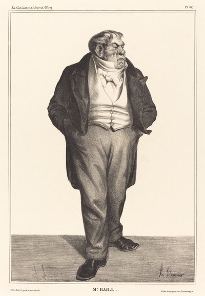 Baillot autorstwa Honoré Daumier