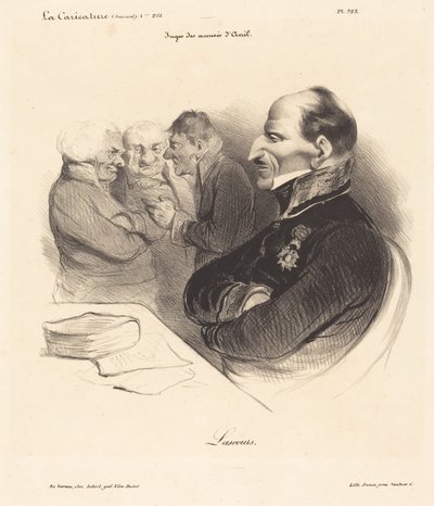Baron de Lascours autorstwa Honoré Daumier