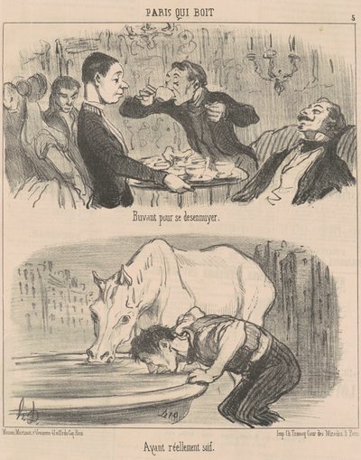 Śliniąc się, żeby się nudzić autorstwa Honoré Daumier