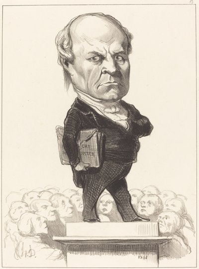 C.H. Odilon Barrot autorstwa Honoré Daumier