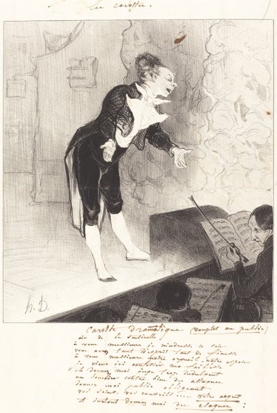 dramatyczna marchewka autorstwa Honoré Daumier