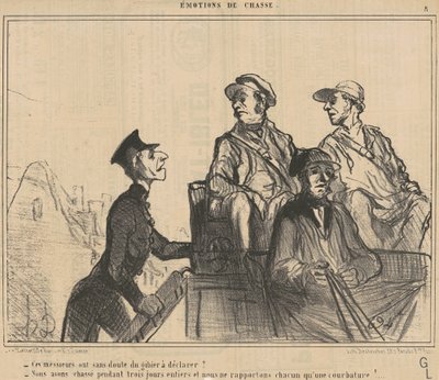 Ci panowie mają… grę do zadeklarowania? ... autorstwa Honoré Daumier