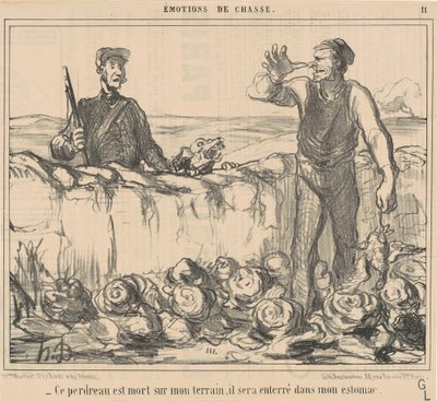 Ta kuropatwa umarła na mojej ziemi... autorstwa Honoré Daumier