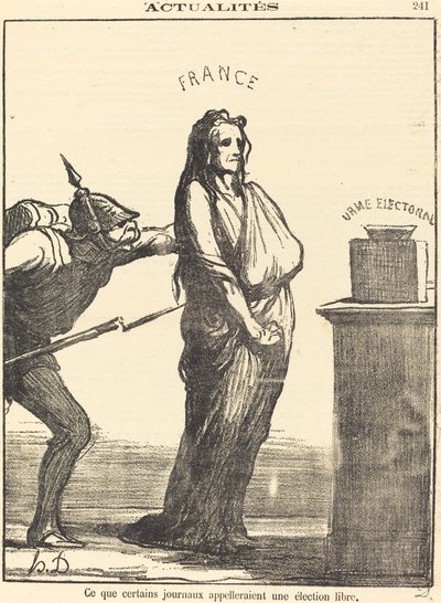 Jak by to nazwały niektóre gazety... autorstwa Honoré Daumier