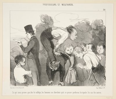 Co nam to dowodzi, ze studiów autorstwa Honoré Daumier