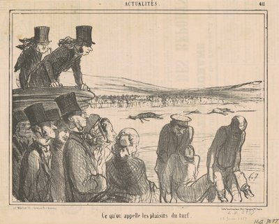 To, co nazywamy przyjemnościami murawy autorstwa Honoré Daumier