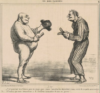 Jest to jednak niefortunne dla... autorstwa Honoré Daumier