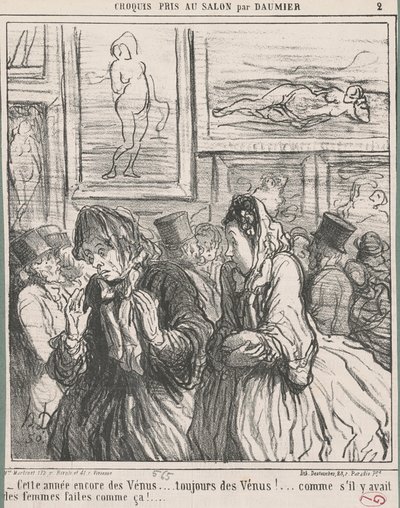 W tym roku ponownie Wenus... autorstwa Honoré Daumier