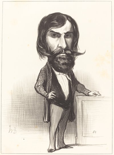 Ch. Ferdynand Gambon autorstwa Honoré Daumier