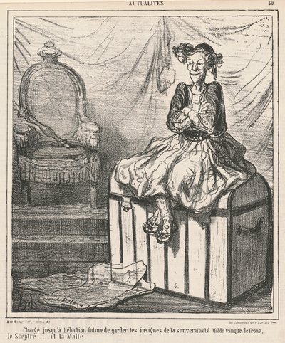 Oskarżony... by strzec insygniów suwerenności autorstwa Honoré Daumier