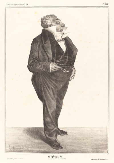 Charles Guillaume Etienne autorstwa Honoré Daumier