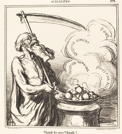 Wielkie chłopaki gorąco! gorący!... autorstwa Honoré Daumier