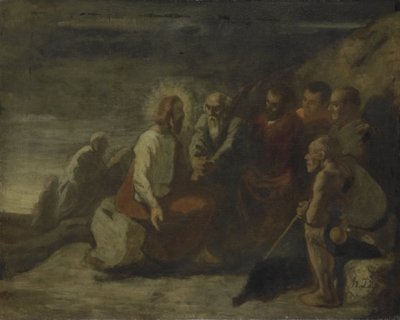 Chrystus i jego uczniowie autorstwa Honoré Daumier