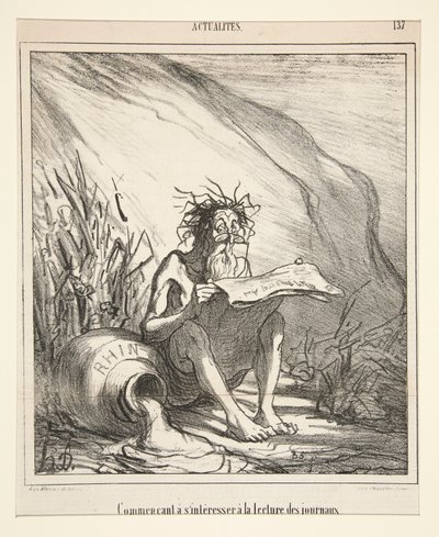 Commencant a s autorstwa Honoré Daumier