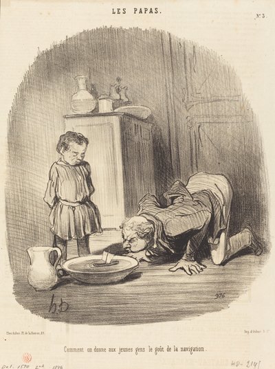 Jak dajemy...smak nawigacji autorstwa Honoré Daumier