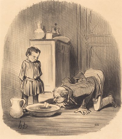 Jak dajemy...smak nawigacji autorstwa Honoré Daumier