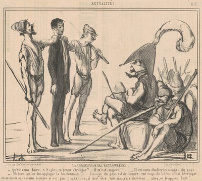Chłosta Komisja autorstwa Honoré Daumier