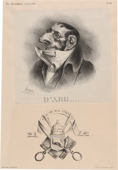 Hrabia Argout autorstwa Honoré Daumier