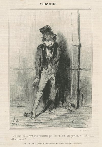 Cré nom: Są szczęśliwsi... autorstwa Honoré Daumier