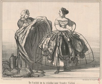O przydatności krynoliny do oszukania dotacji autorstwa Honoré Daumier