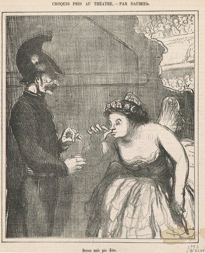 Bogini, ale nie dumna autorstwa Honoré Daumier