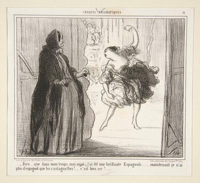 Straszny autorstwa Honoré Daumier