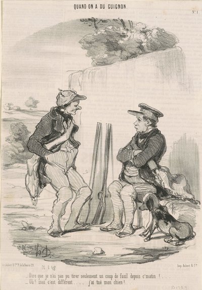 Powiedzieć, że nie mogłem strzelać ... autorstwa Honoré Daumier