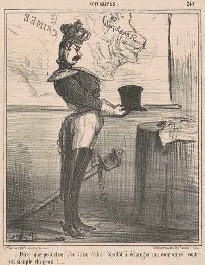 Powiedzieć, że może się do tego sprowadzę... autorstwa Honoré Daumier