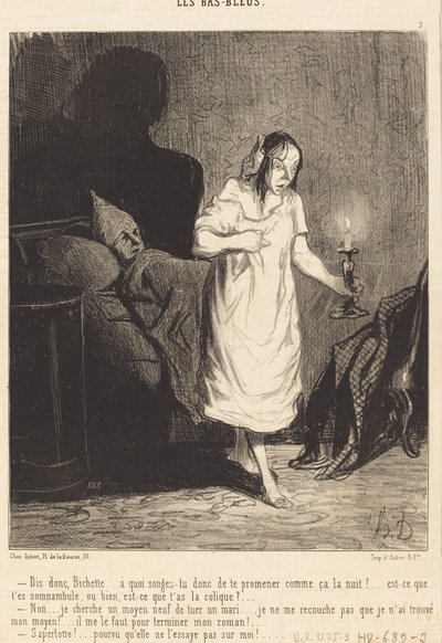Powiedz, Bichette... o czym myślisz... autorstwa Honoré Daumier