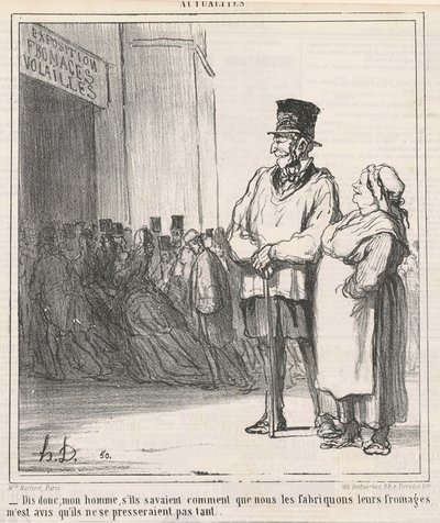 Powiedz, mój człowieku, gdyby wiedzieli... autorstwa Honoré Daumier