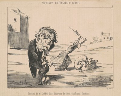 Uczniowie de M. Cobden autorstwa Honoré Daumier
