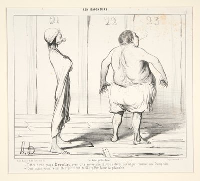 Powiedz tak, papa Drouillet, z c autorstwa Honoré Daumier
