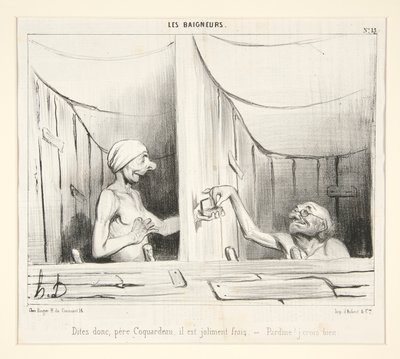 Powiedz, ojcze Coquardeau, jest całkiem świeże autorstwa Honoré Daumier