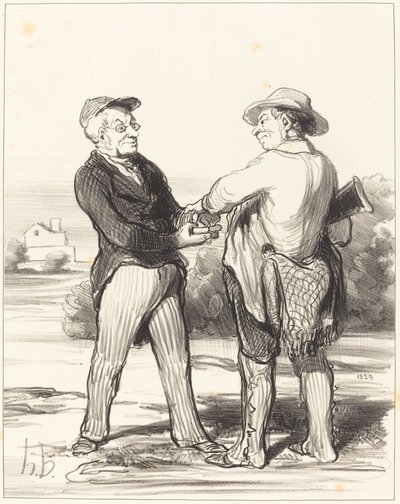 Powiedz, prezydencie, nie da się złapać zająca... autorstwa Honoré Daumier