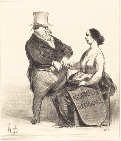 Doktorze... nie jestem aż tak chory... autorstwa Honoré Daumier
