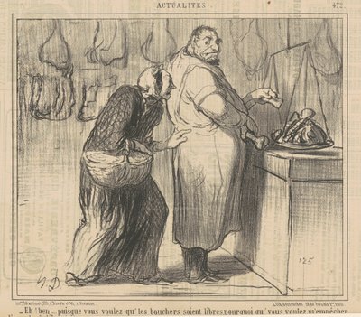 Hej! Cóż... skoro chcesz rzeźników... autorstwa Honoré Daumier
