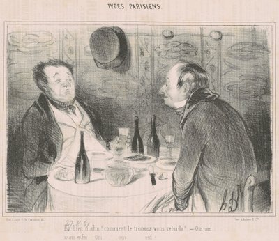 Cóż, sprytny! jak znaleźć ten! autorstwa Honoré Daumier
