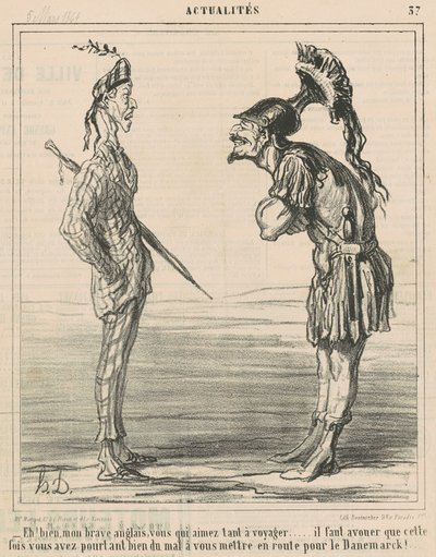 Dobrze! Mój dzielny angielski... autorstwa Honoré Daumier