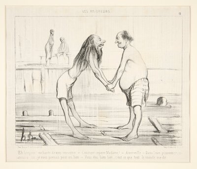 Hej cześć! miło mi cię poznać autorstwa Honoré Daumier