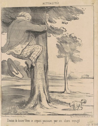 Emocja doktora Véron... autorstwa Honoré Daumier