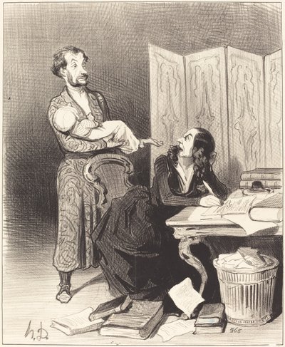 Więc idź dalej... niemożliwe do pracy... autorstwa Honoré Daumier