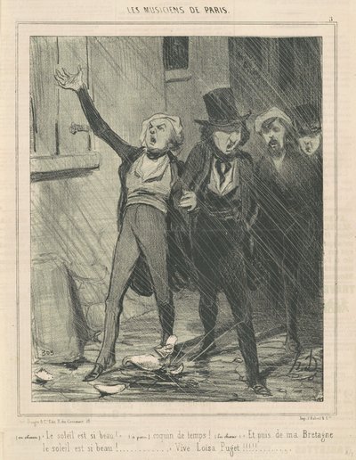 W refrenie. Słońce jest takie piękne... autorstwa Honoré Daumier