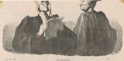 W delikatności autorstwa Honoré Daumier