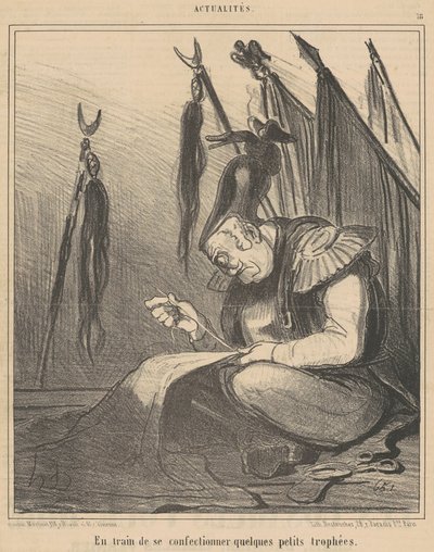 W trakcie …robienia czegoś autorstwa Honoré Daumier