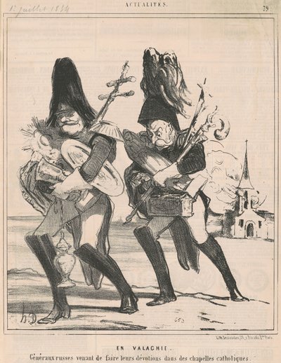 na wołoszczyźnie autorstwa Honoré Daumier
